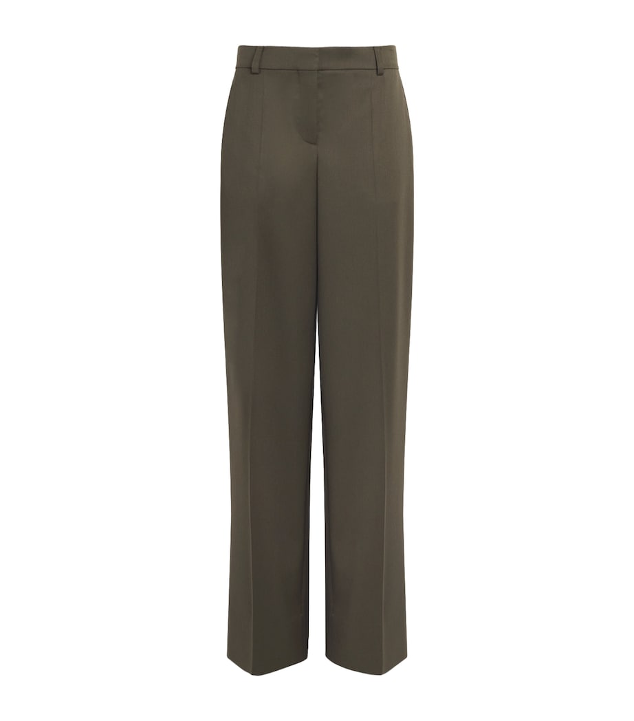 Wool Tailored Trousers 2942 KHAKI Image 1