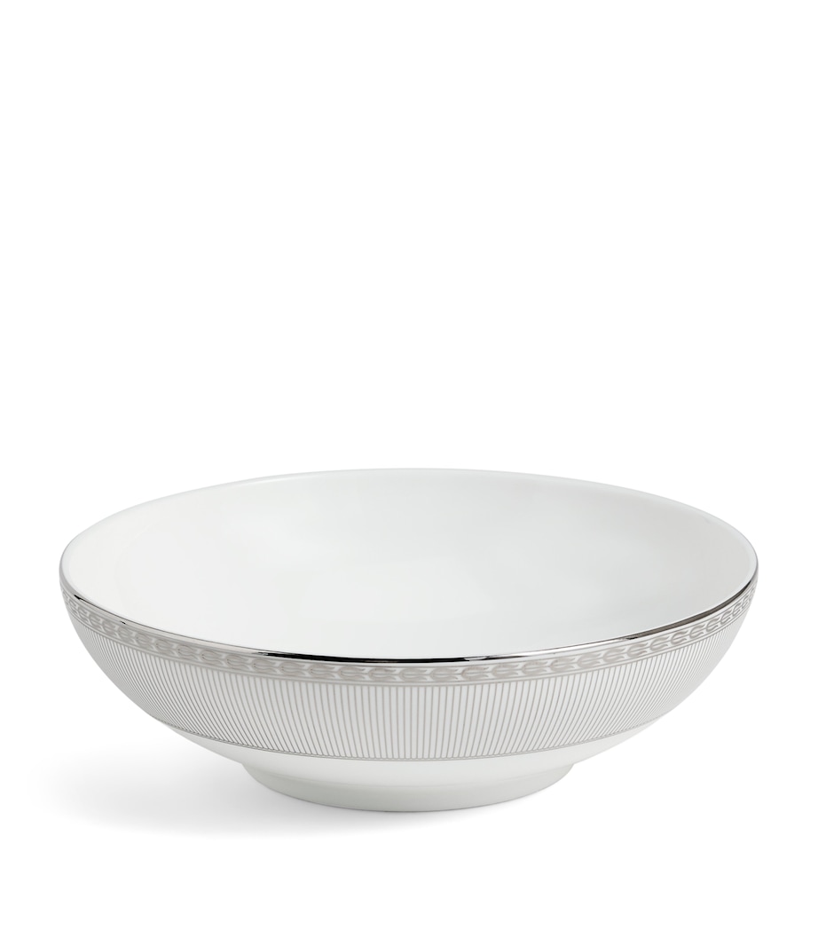 Silver Tonquin Cereal Bowl (18cm) SILVER Image 1