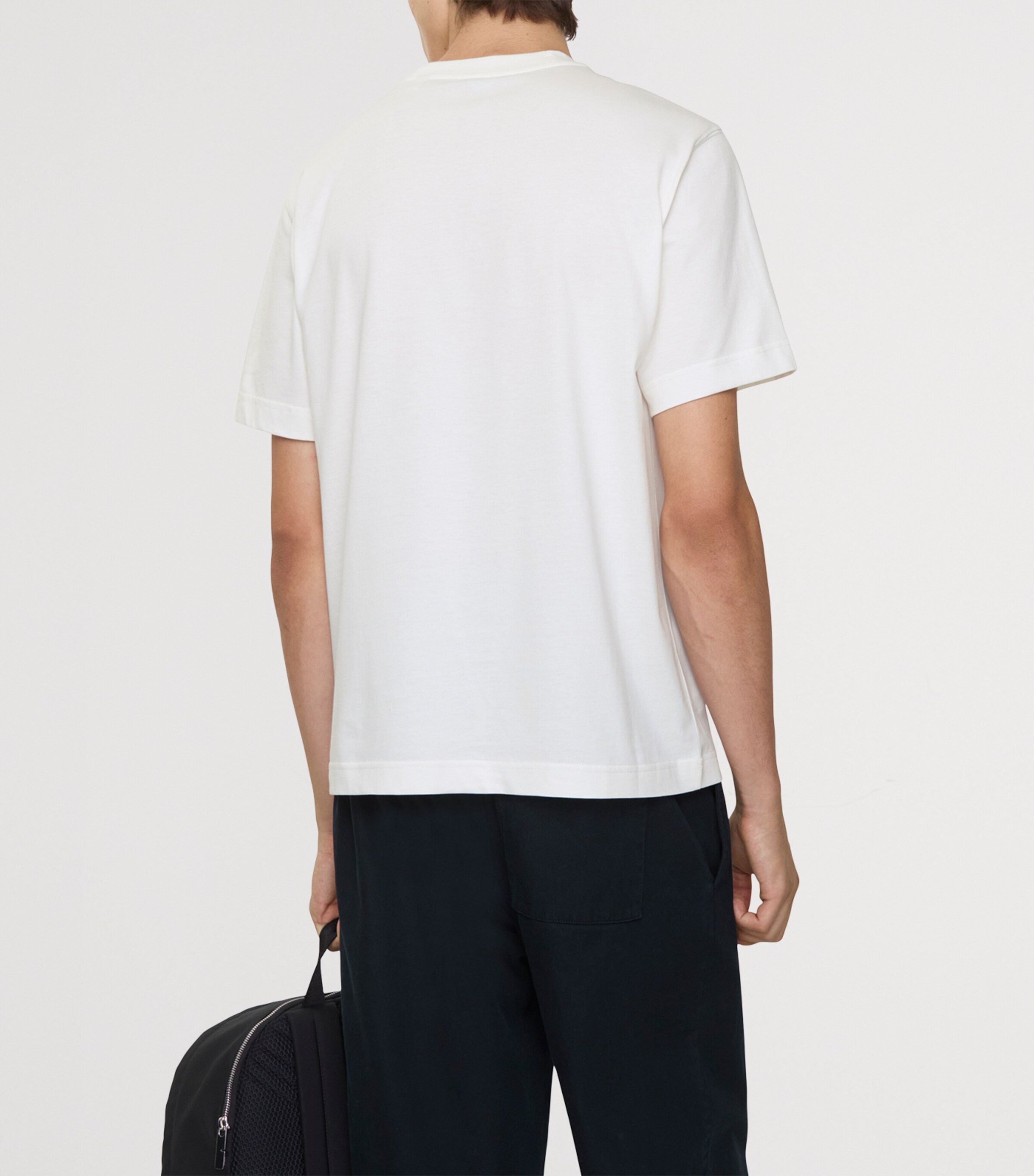 Cotton EDK Check T-Shirt CHALK Image 3