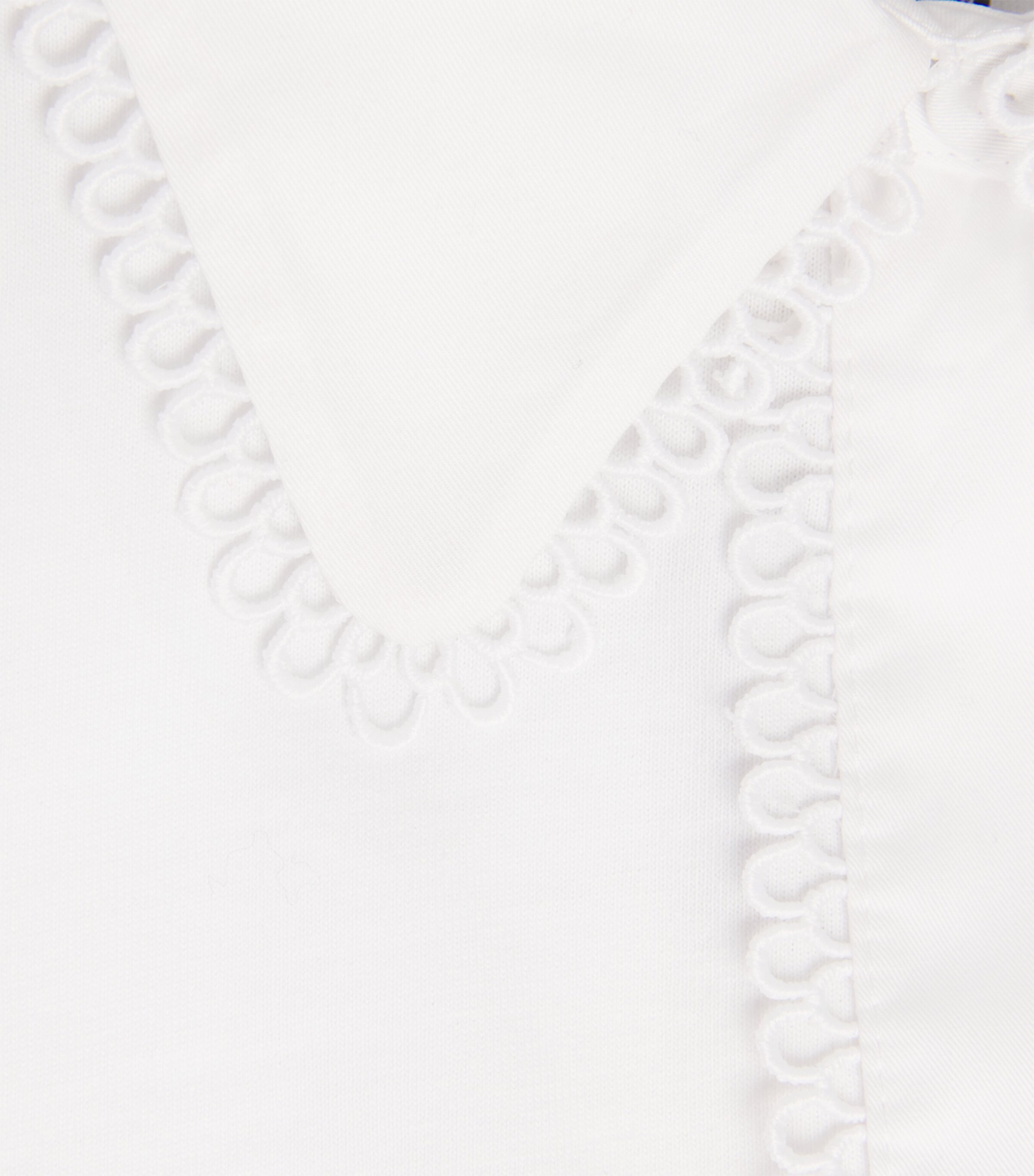 Cotton Collared Tank Top FRESH WHITE Image 5