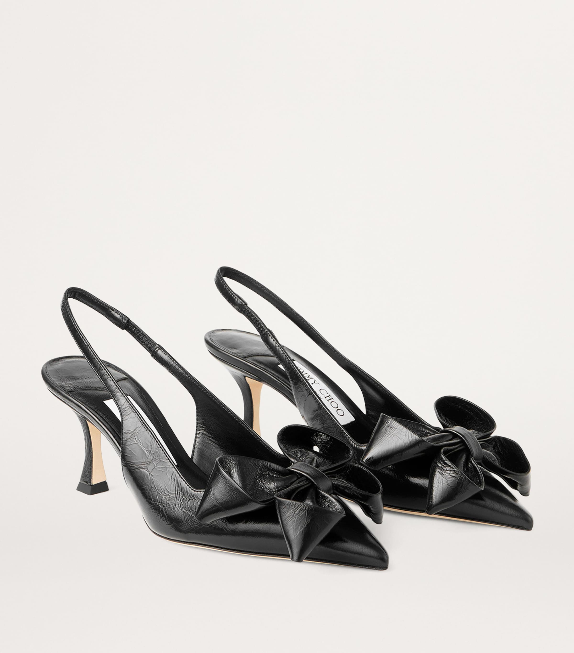Jimmy Choo Staz 70 Leather Slingback Pumps | Harrods US