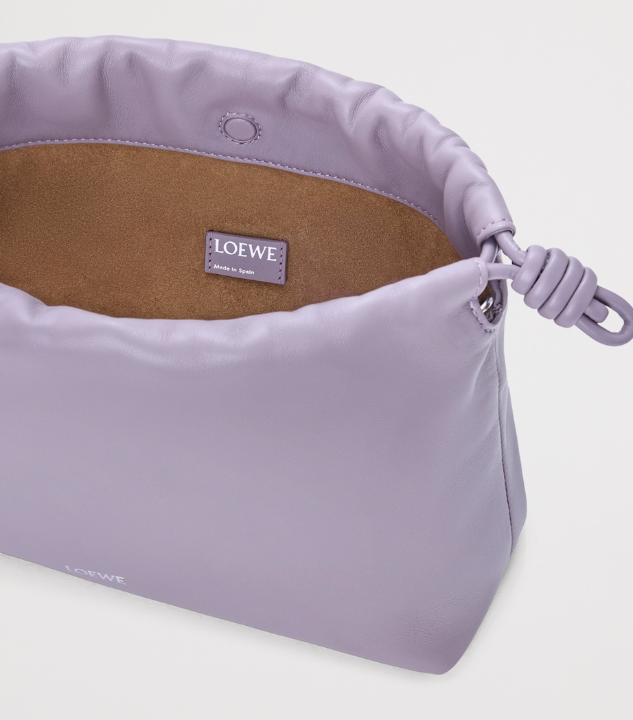 Medium Leather Flamenco Purse DIRTY MAUVE Image 7