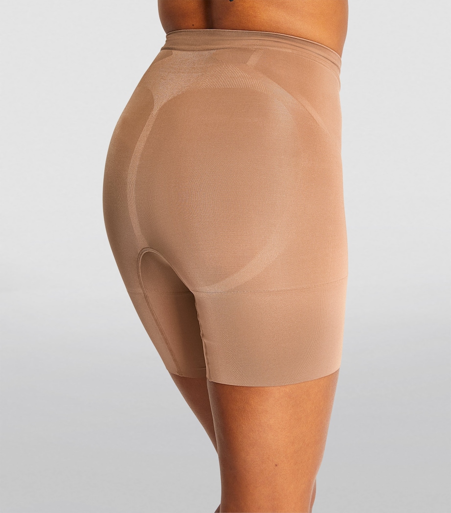 SPANXsculpt OnCore Mid-Thigh Shorts - Firm Control CAFÉ AU LAIT Image 3