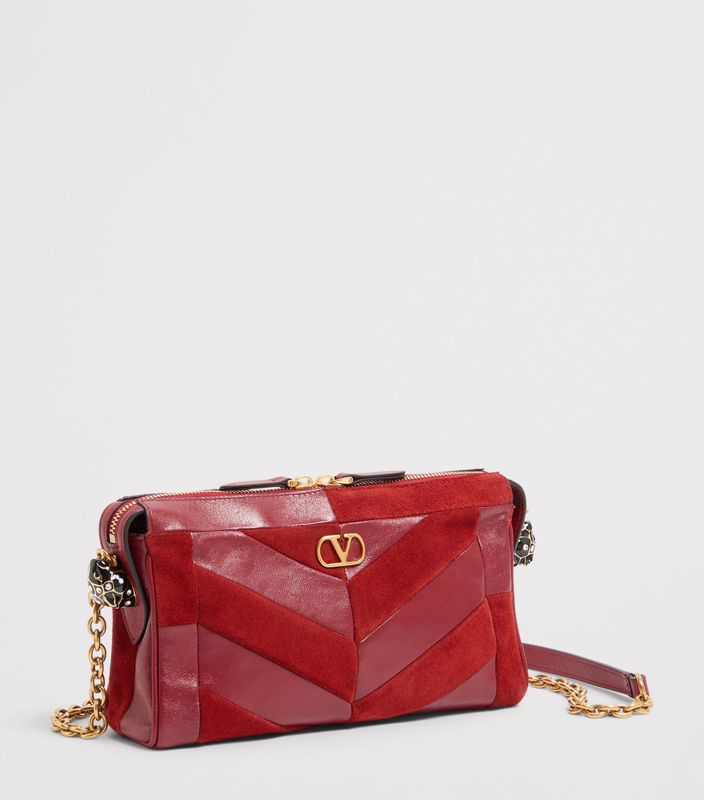 Valentino Garavani Small Lambskin Panthea Shoulder Bag Aqs Image 3
