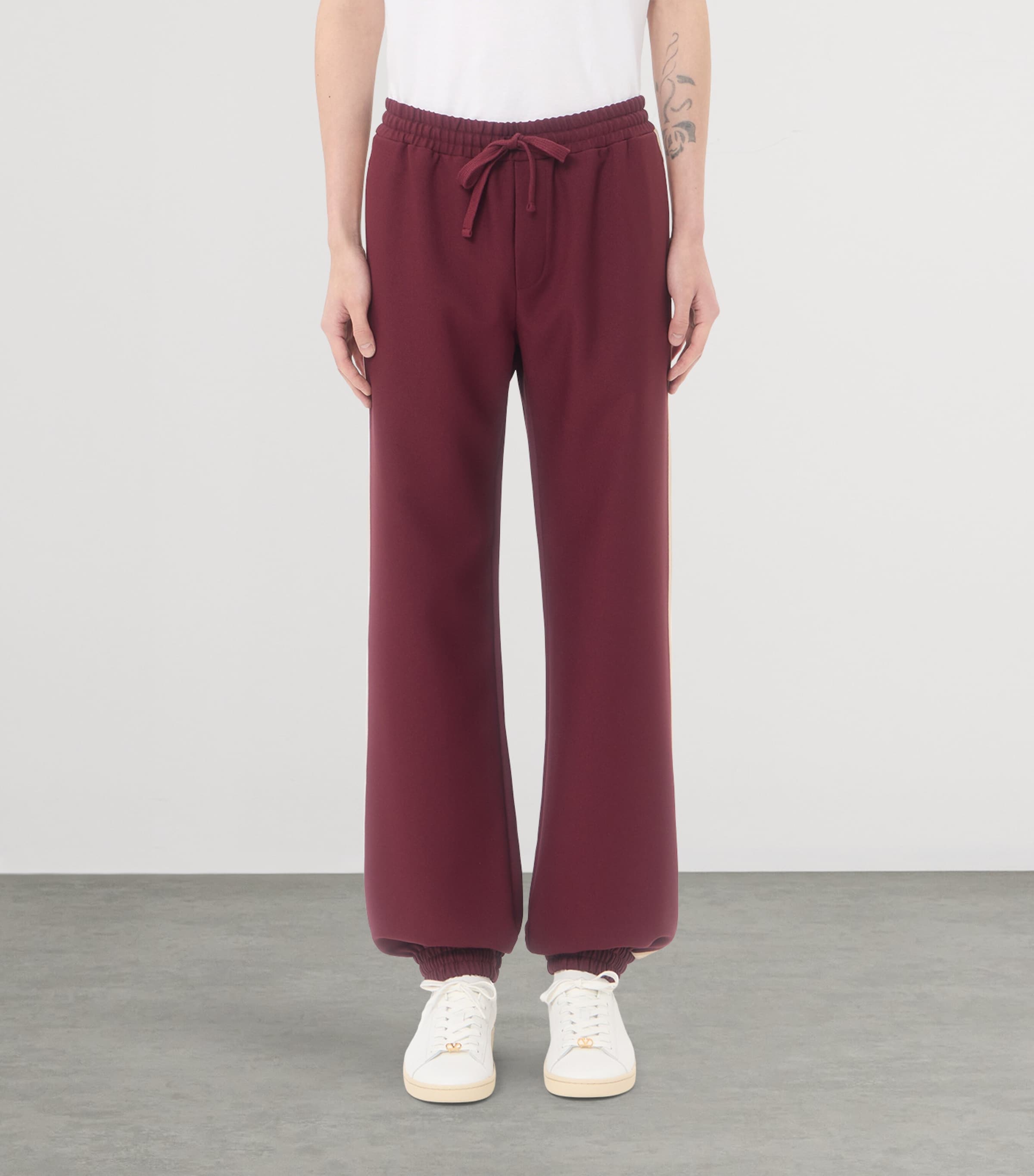 Valentino Mens Cotton Jersey VGold Sweatpants Awb Image 3