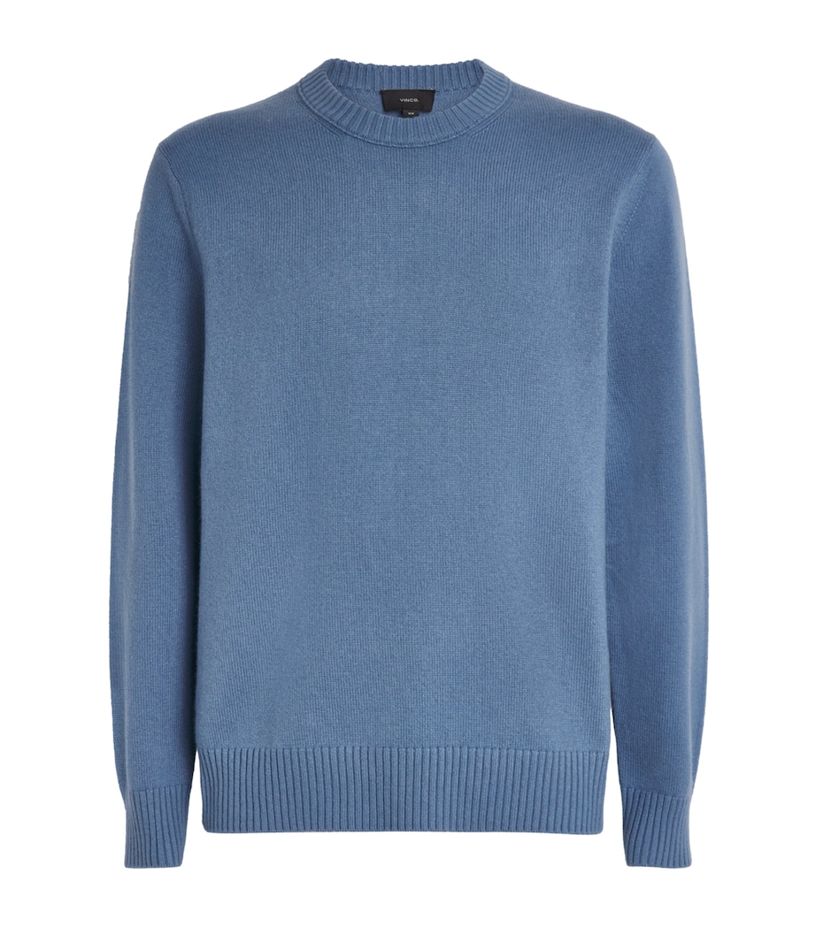 Wool-Cashmere Sweater 486 PRB BLUE Image 1