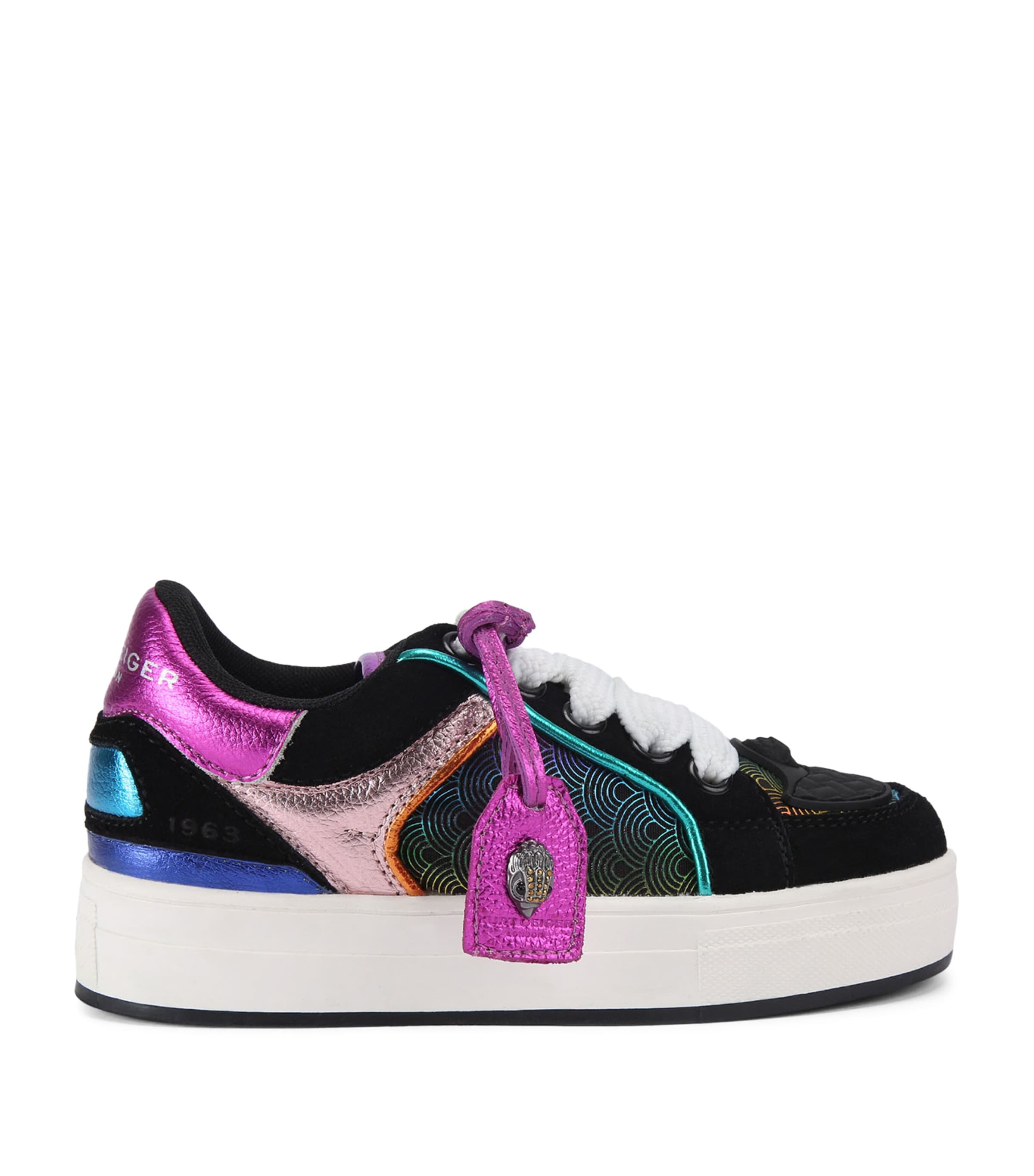 Kurt Geiger London Leather Southbank Tag Sneakers | Girls Shoes | Trainers | Designers | Kurt Geiger London
