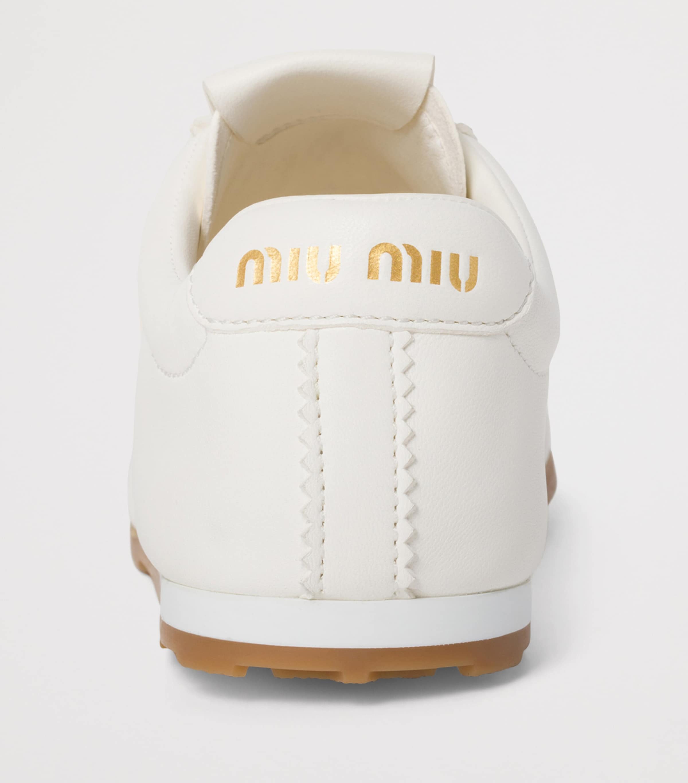 Nappa Leather Plume Sneakers F0304 Image 3