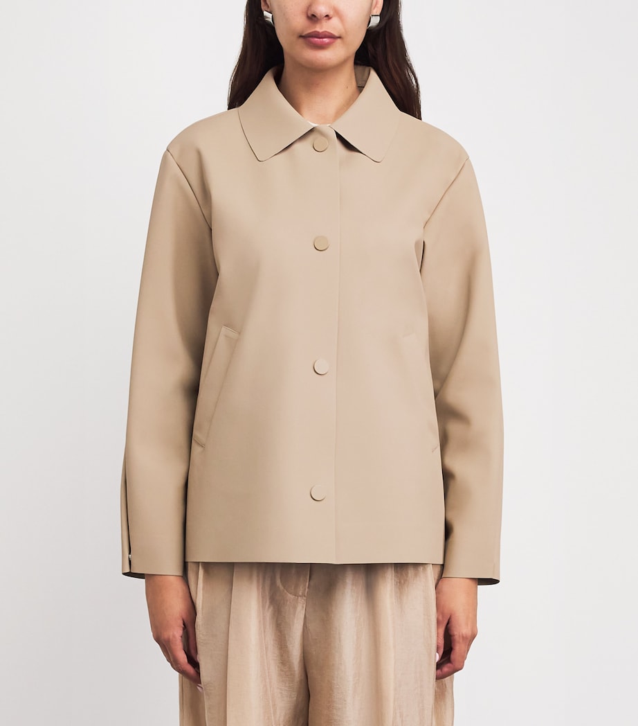 Collared Jacket 002 BEIGE Image 4