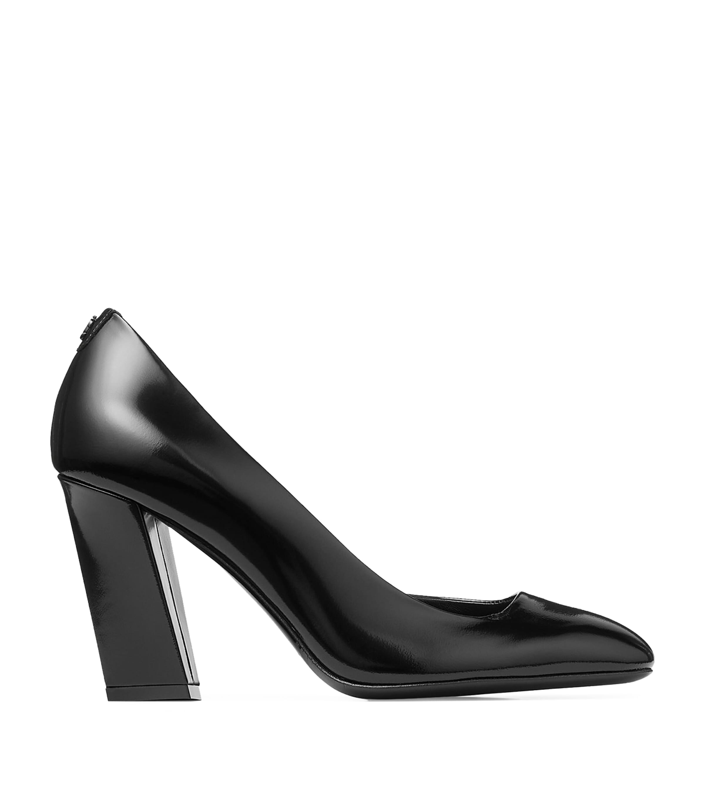 Jimmy Choo Farren 85 Leather Pumps In Black