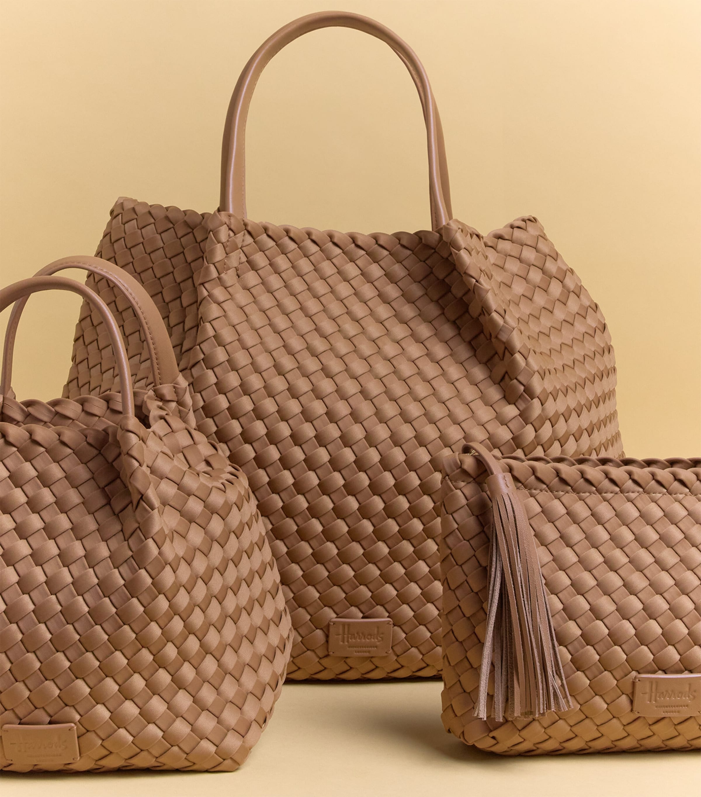 Harrods Neoprene Woven Pouch Image 4