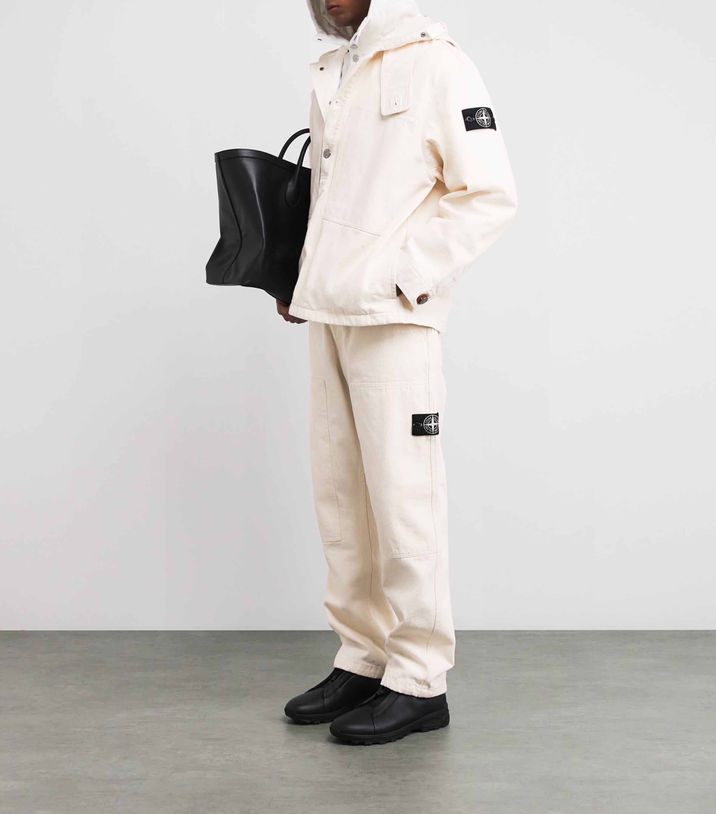 Cotton Twill Straight Trousers V0093 Image 2