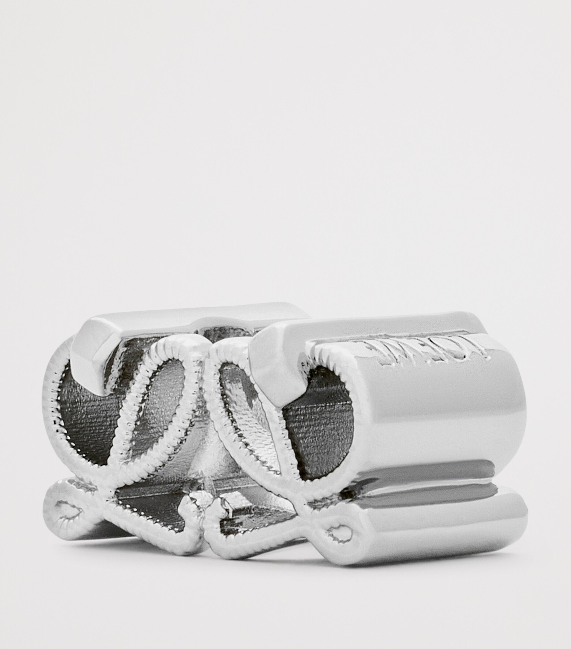 LOEWE Double L Dice Charm Silver Image 2
