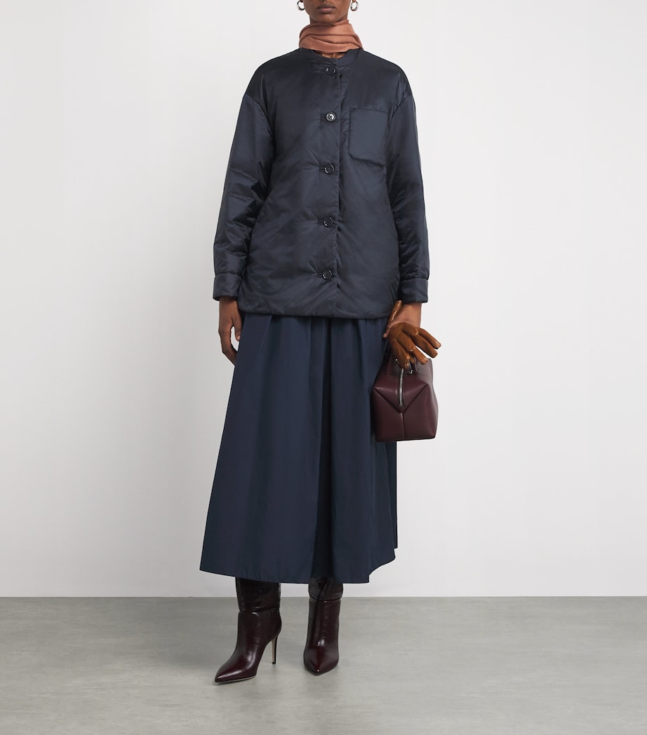 Satin Padded Jacket MIDNIGHTBLUE Image 2