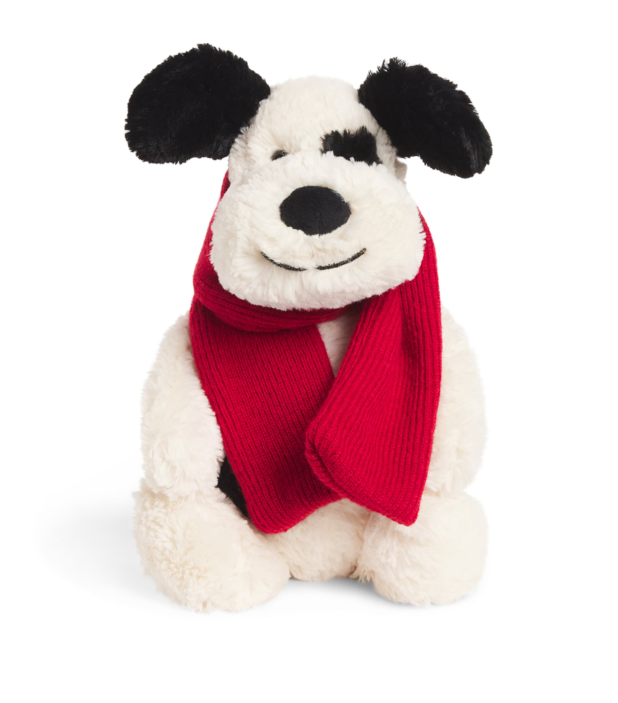 Jellycat Bashful Winter Puppy In Red