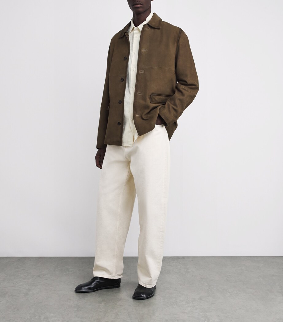 Linen-Cotton Saluan Shirt CLEAR CREAM Image 2