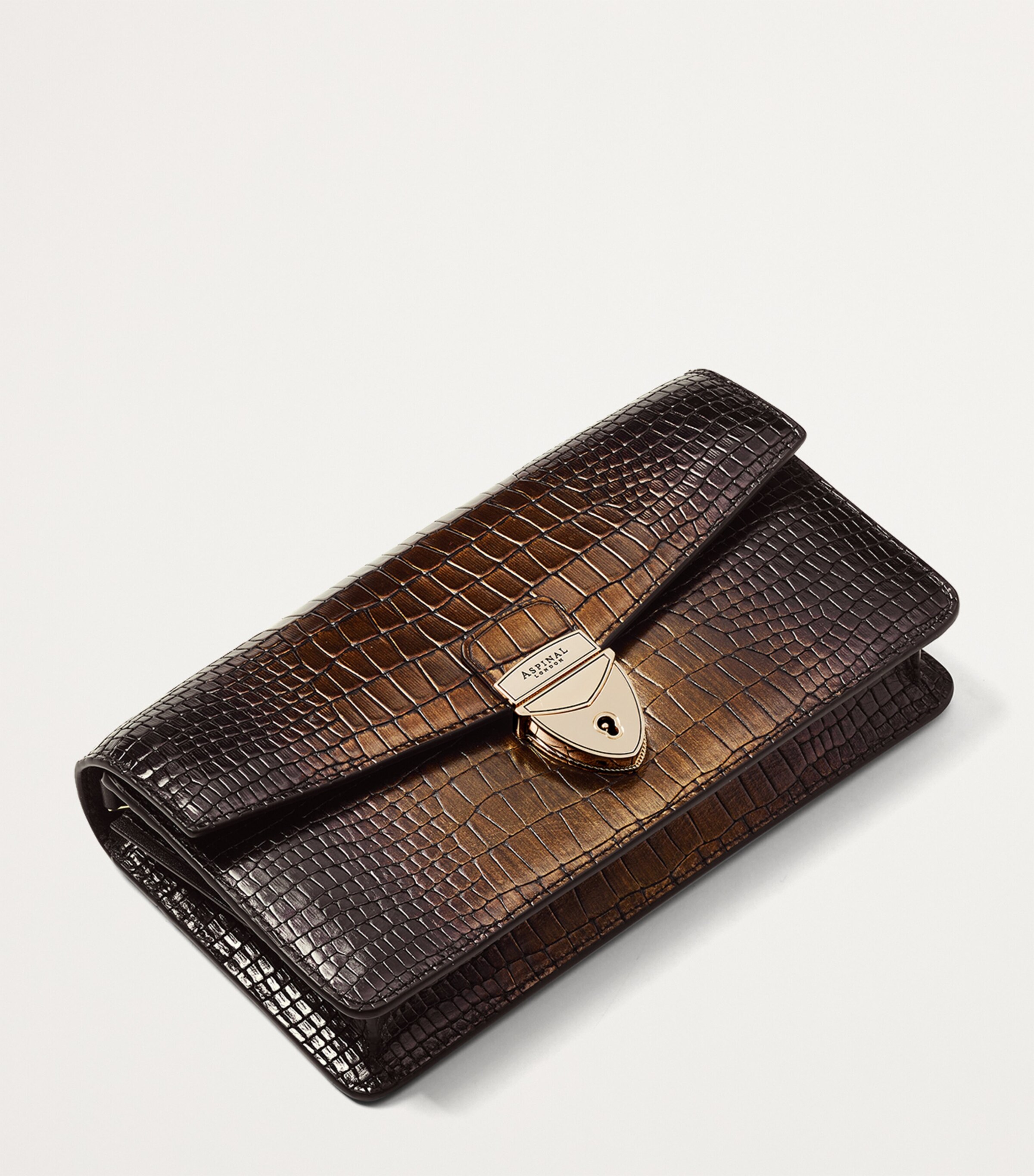 Aspinal Of London Mayfair 2 Clutch Bag Black Image 4