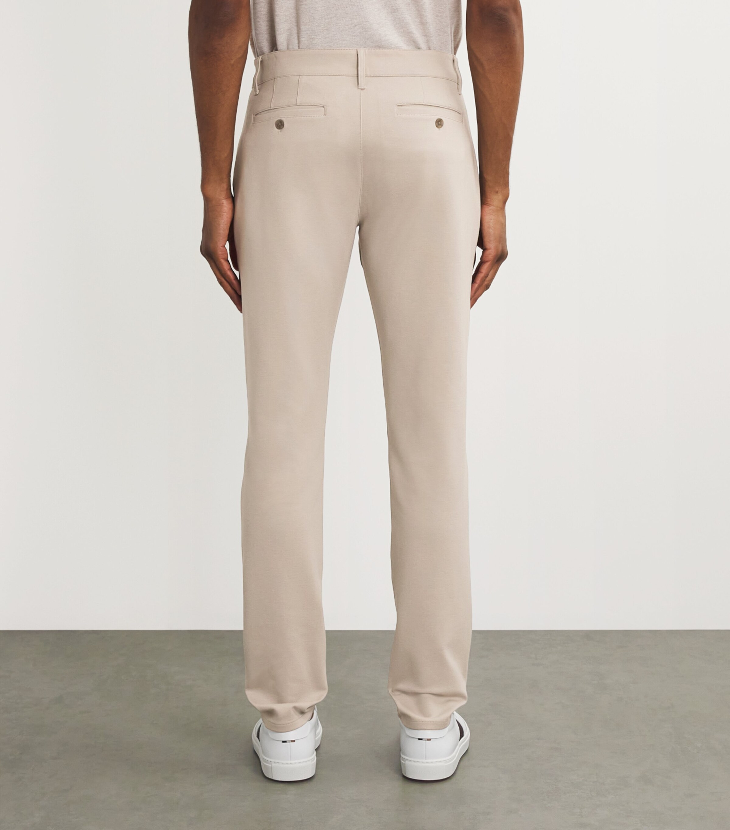 PAIGE Mens Slim Chinos Fresh Oyster Image 4