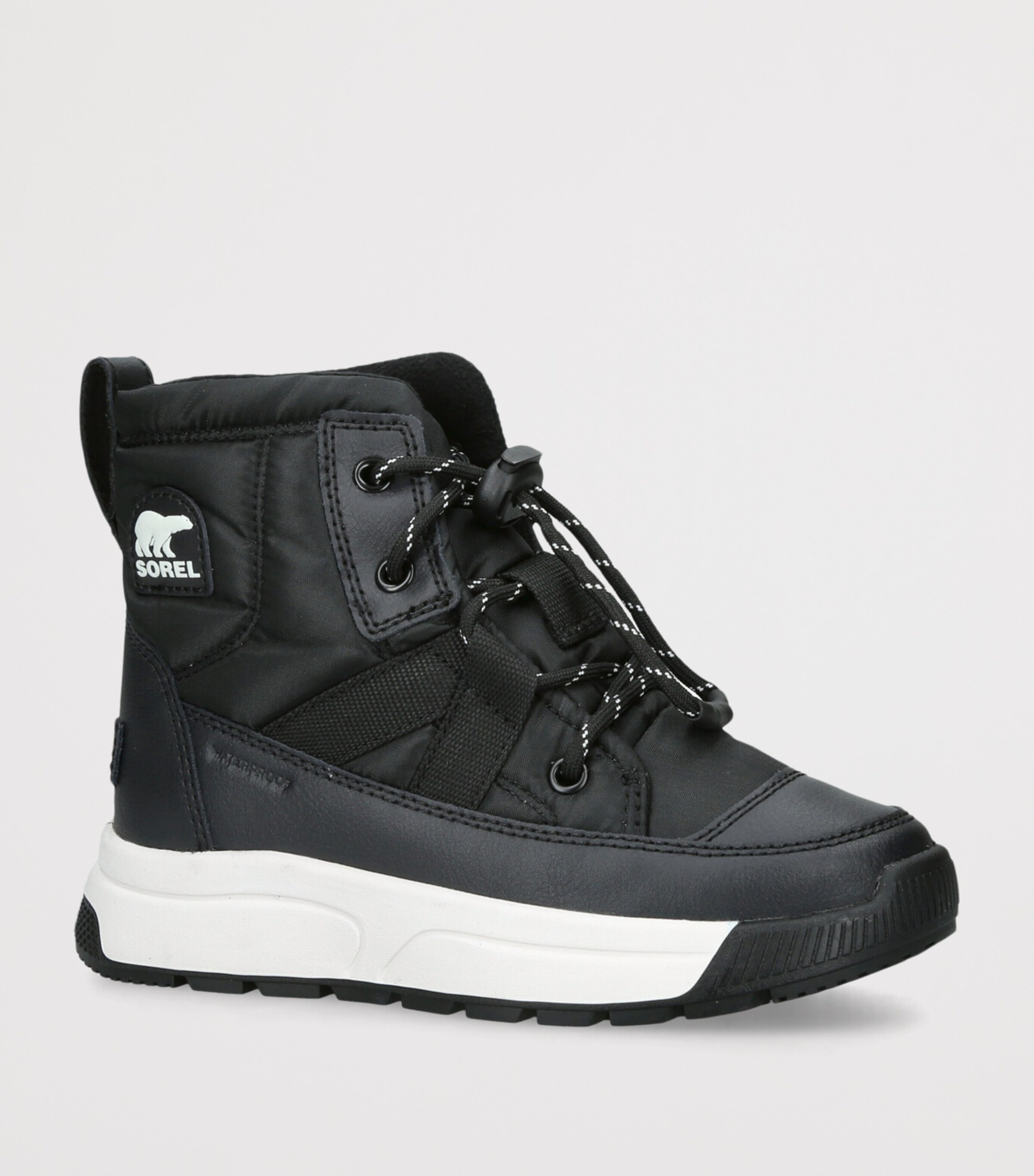 Waterproof Youth Whitney III Plus Snow Boots BLK/WHITE Image 3