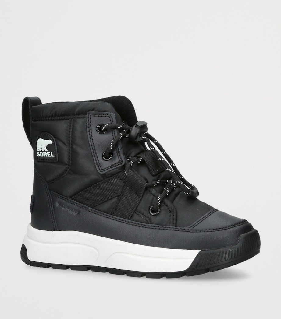 Waterproof Youth Whitney III Plus Snow Boots BLK/WHITE Image 3