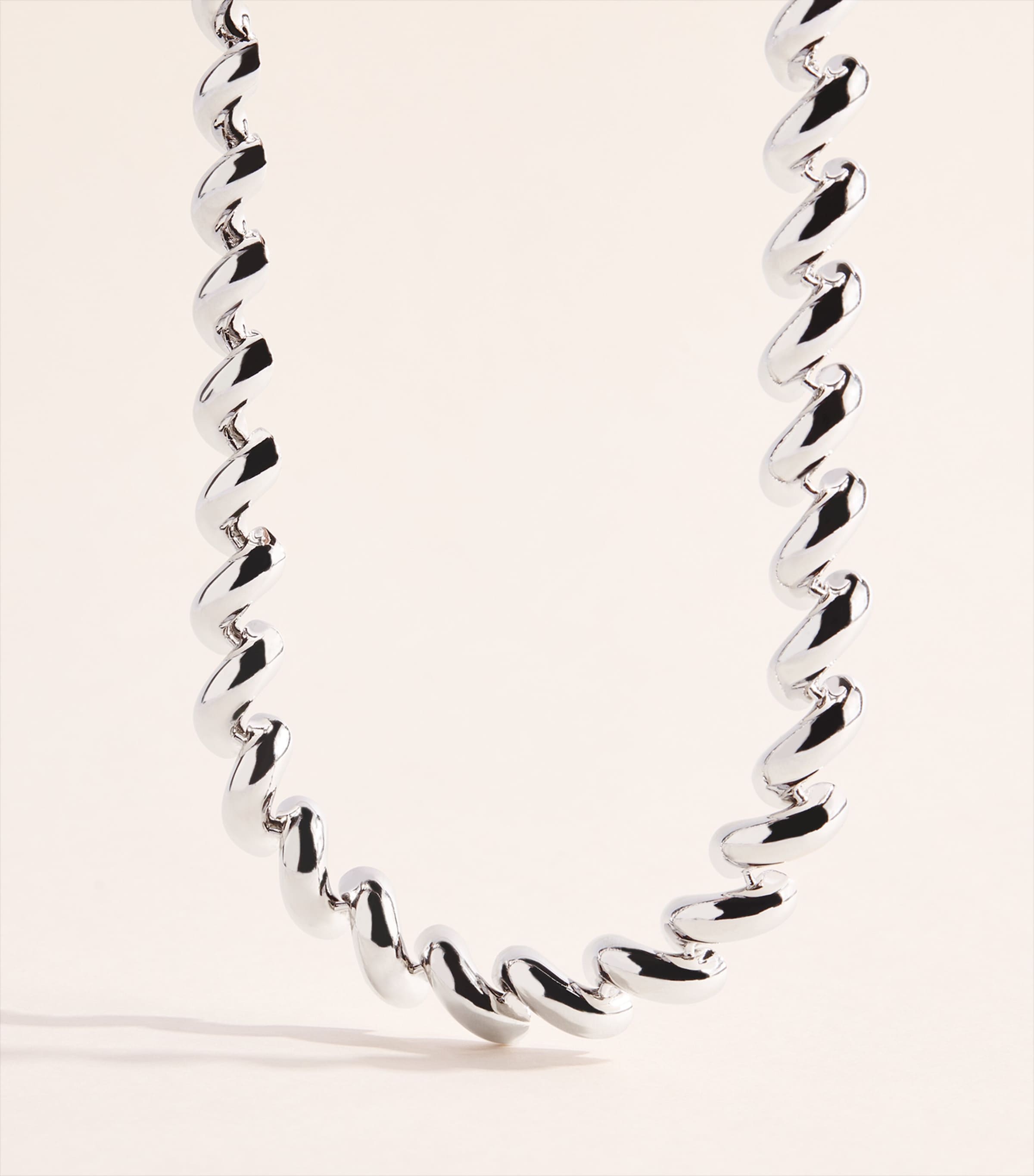 Eddie Borgo Silver-Plated Torsade Chain Necklace Silver Image 3