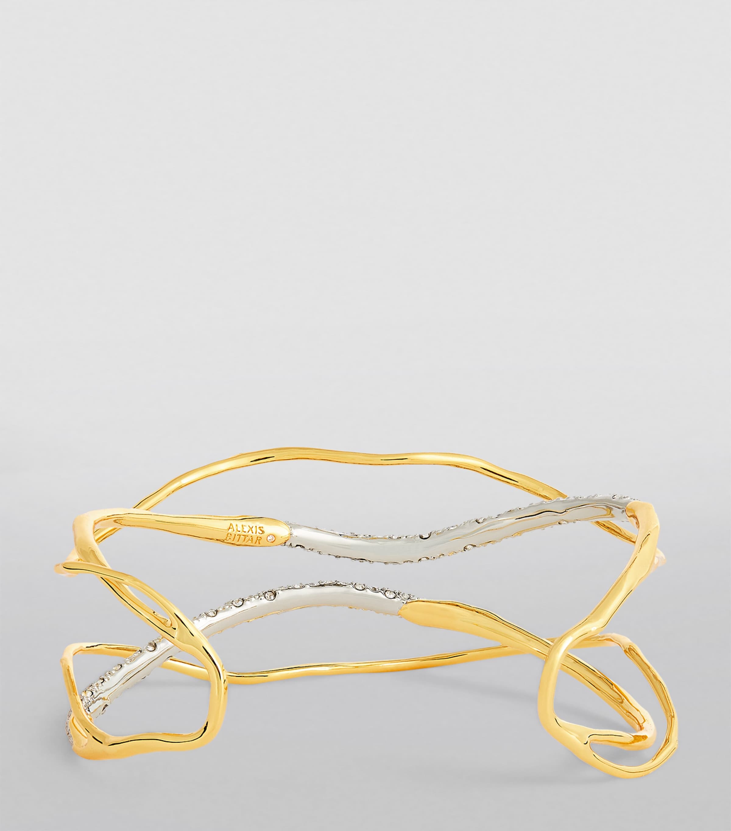 Gold-Plated Solanales Cuff NO CRYSTALS Image 2