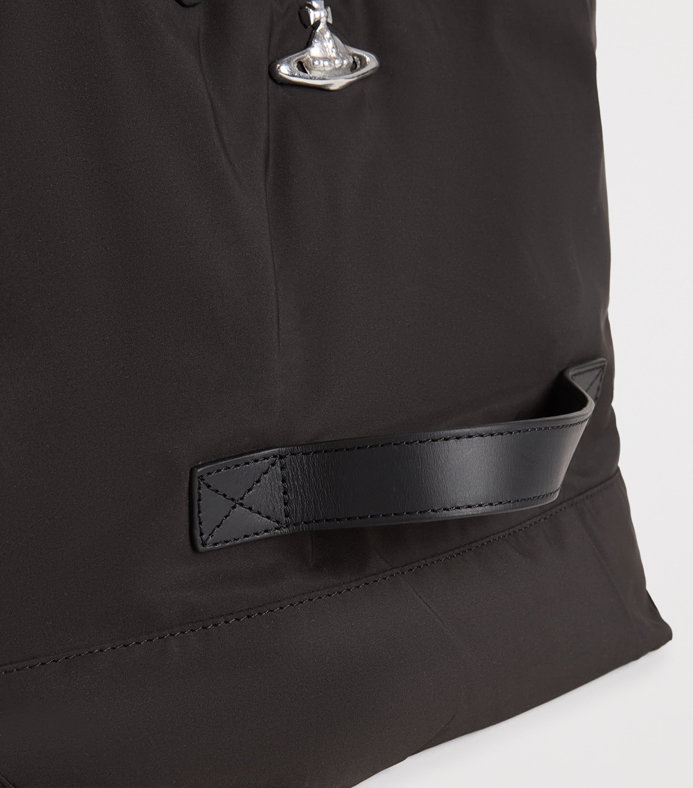 Small Utility Shopper Bag N403 BLK/SLV HRDWR Image 4