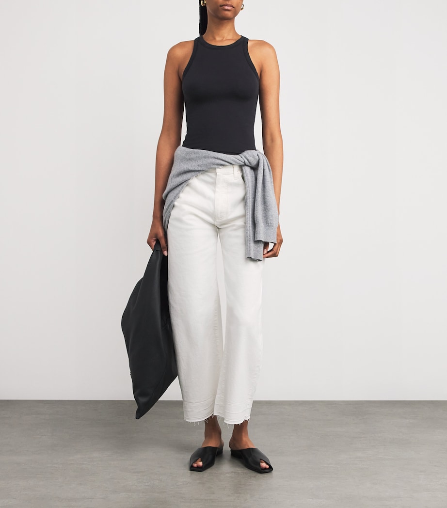Arellia High-Rise Barre-Leg Jeans TONAL ECRU Image 2