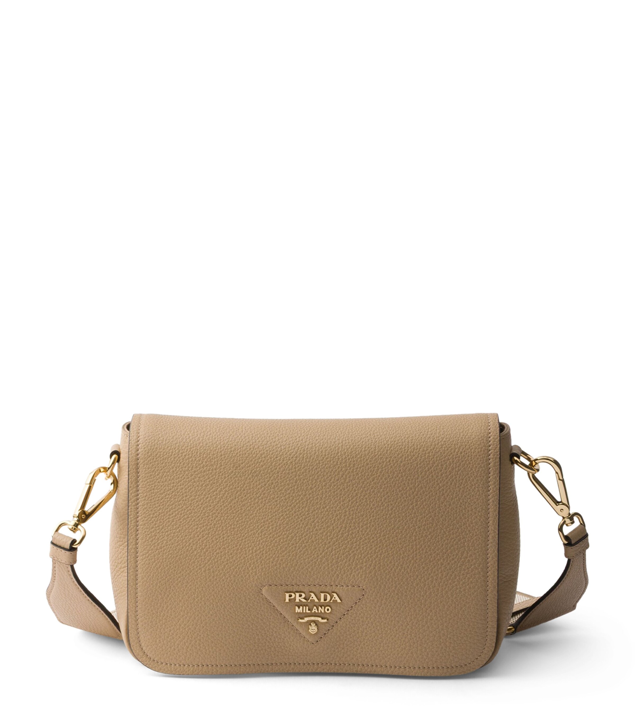 Prada Leather Cross-Body Bag Neutral Image 1