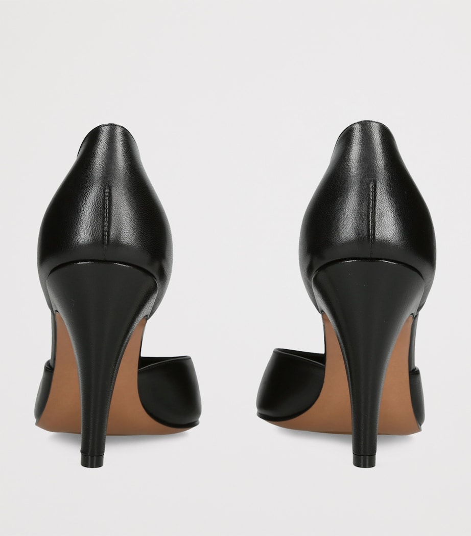 The Row Ornella Leather d'Orsay Pumps 90 Black Image 4