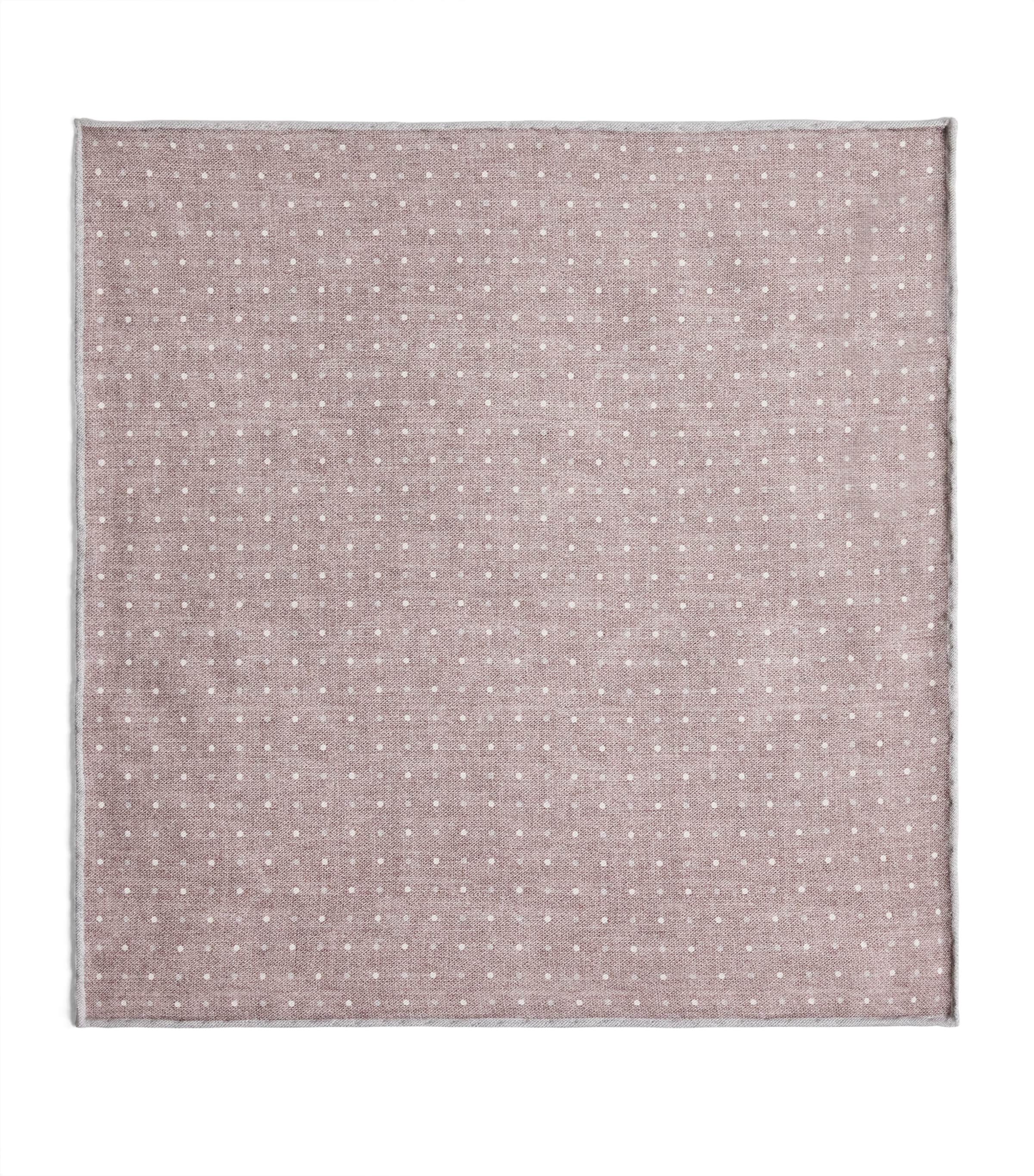 Cotton-Wool Printed Pocket Square MIRTILLO Image 1