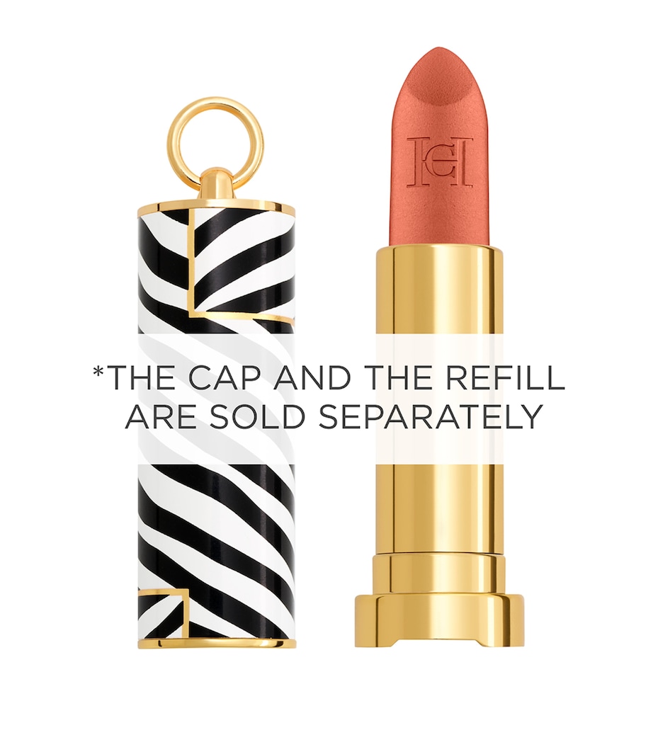 Carolina Herrera Nude Couture Blur Matte Lipstick Refill Orange Image 2
