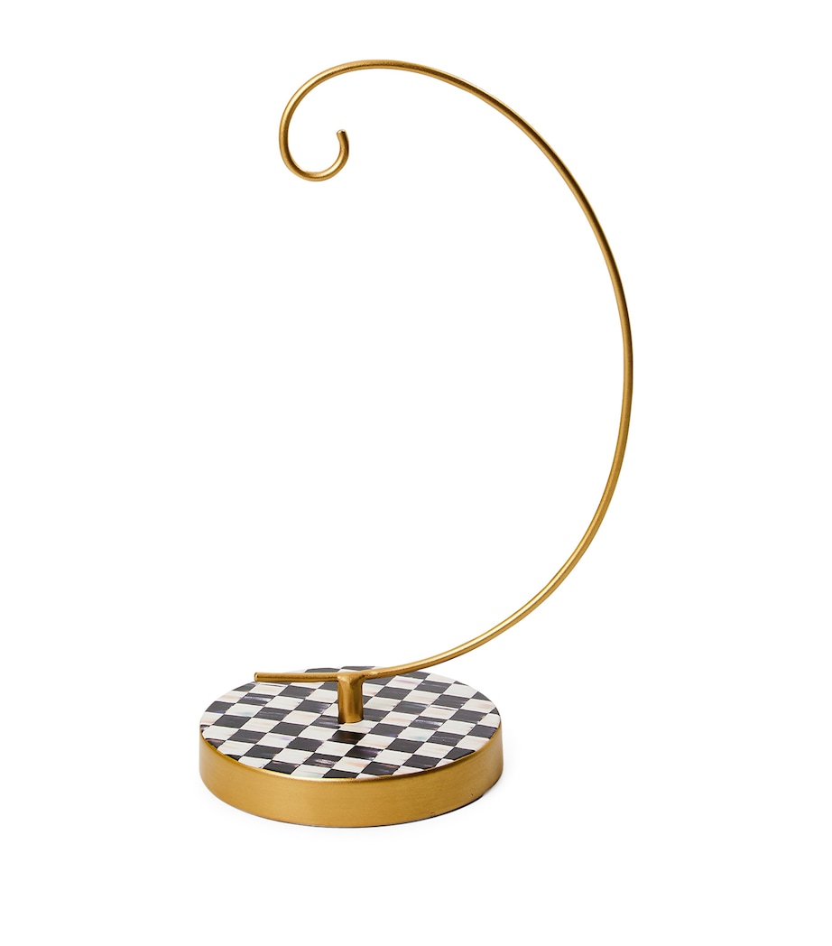 MacKenzie-Childs Classic Courtly Ornament Stand Gold Image 1