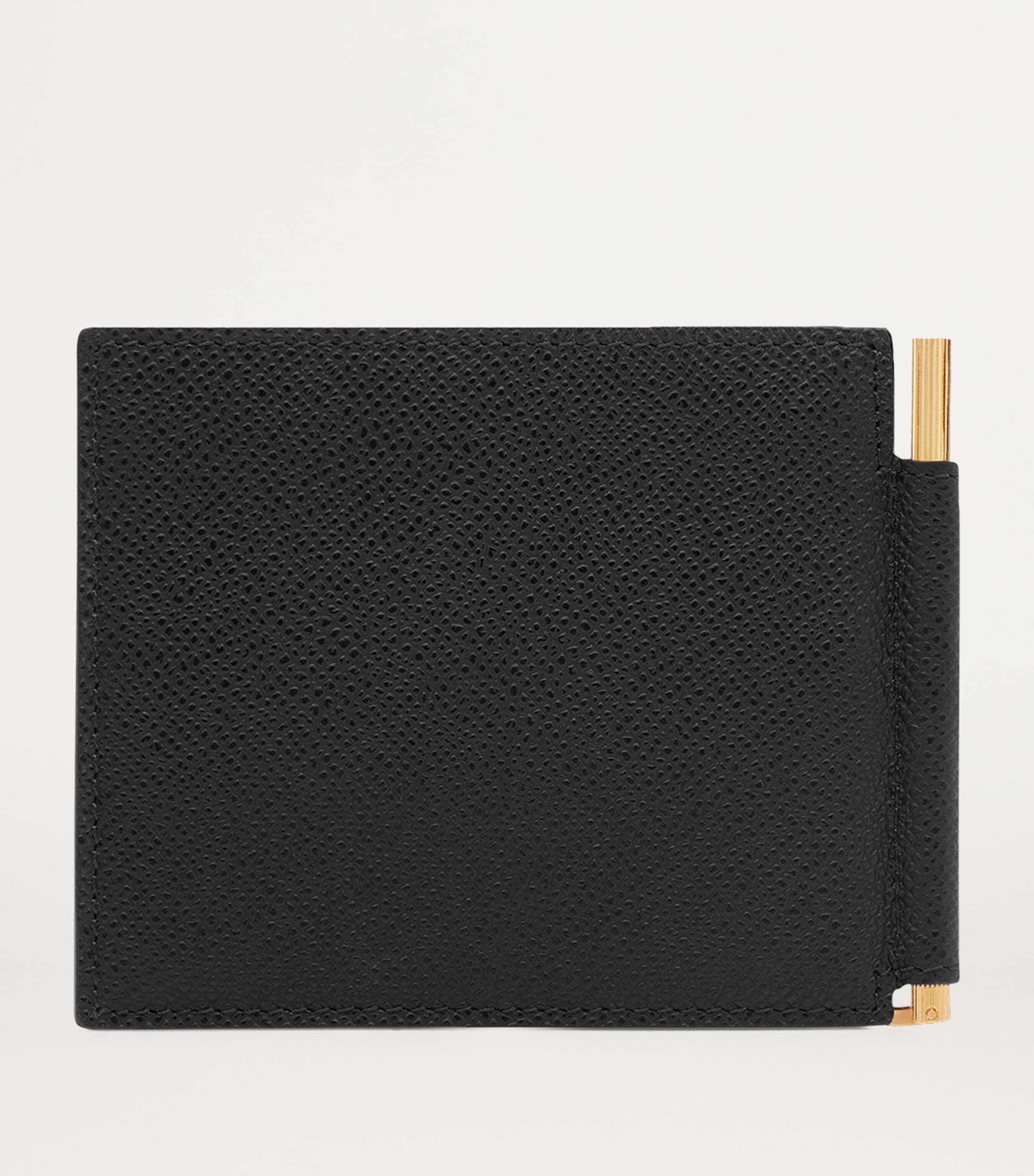 TOM FORD Black Leather T-Line Money Clip Wallet | Harrods US