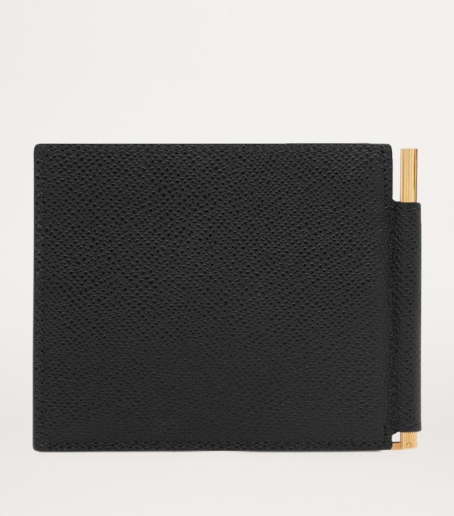 Leather T-Line Money Clip Wallet 1N001 Image 2