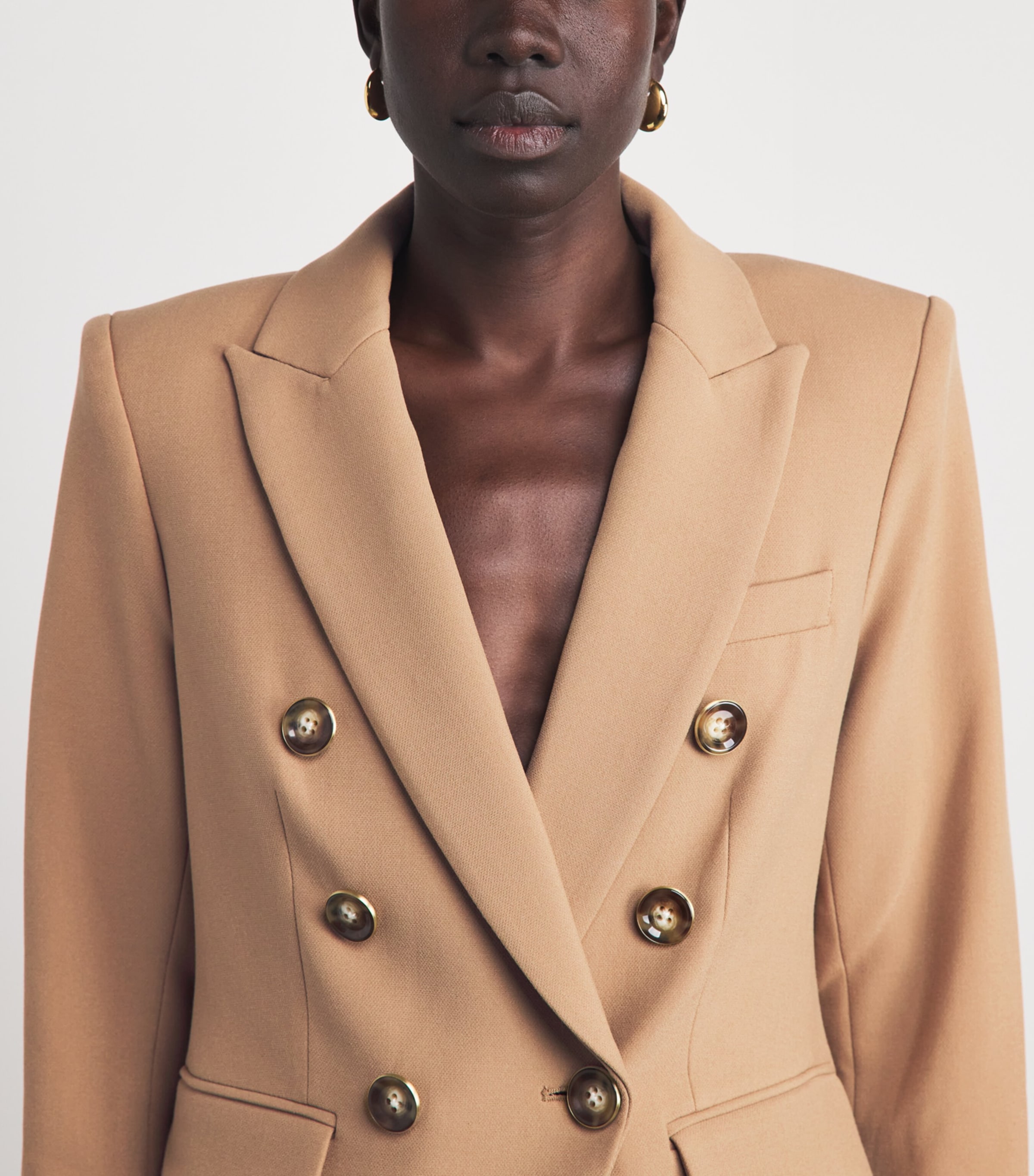 Veronica Beard Womens Miller Dickey Blazer Heritage Khaki Image 3