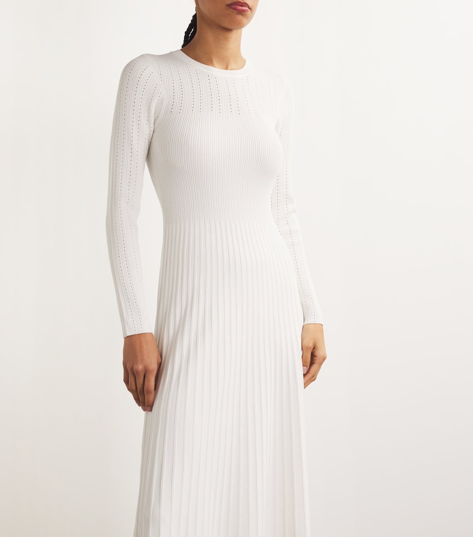 Nami Sweater Midi Dress WHITE Image 4