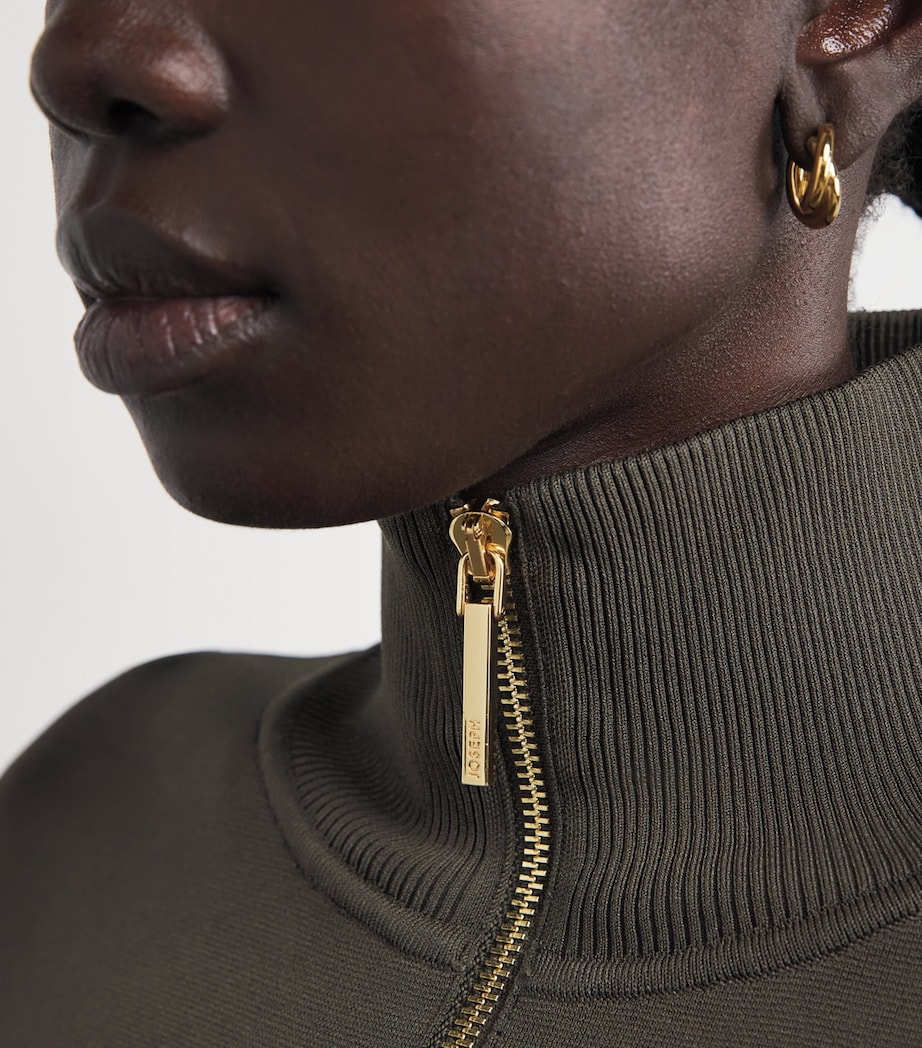 Milano-Knit Sable Bomber Jacket PALM LEAF Image 6