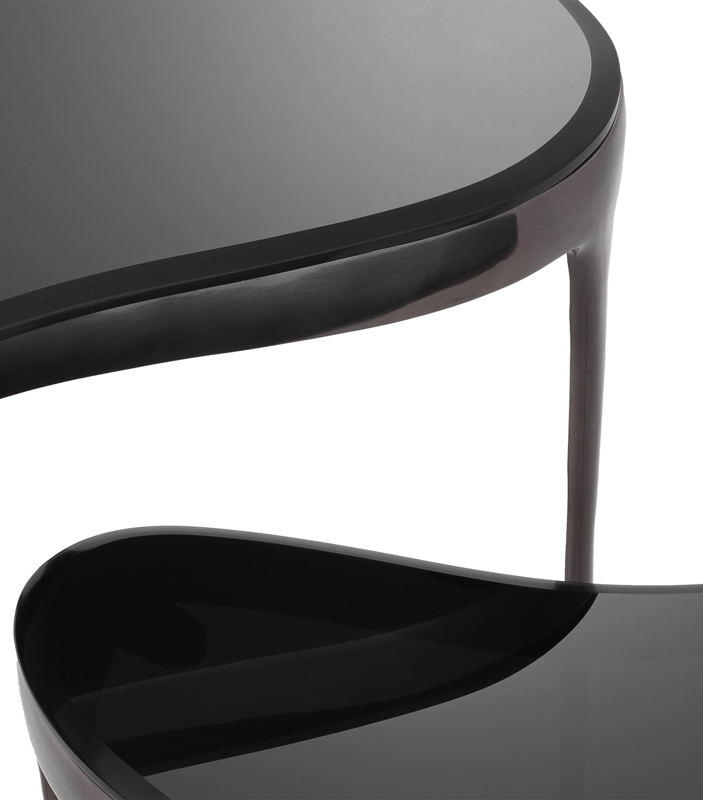 Set of 2 Zena Side Tables BLACK Image 3