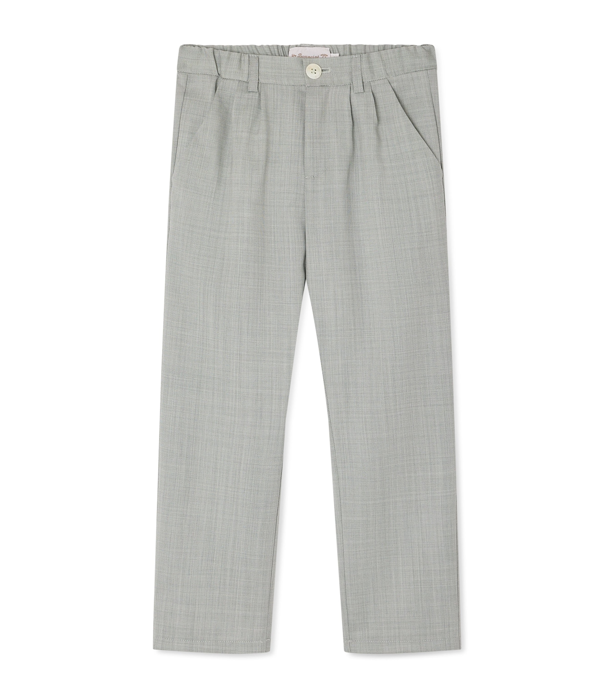 Bonpoint Wool Trousers (10-14 Years) Vert Ardoise Image 1