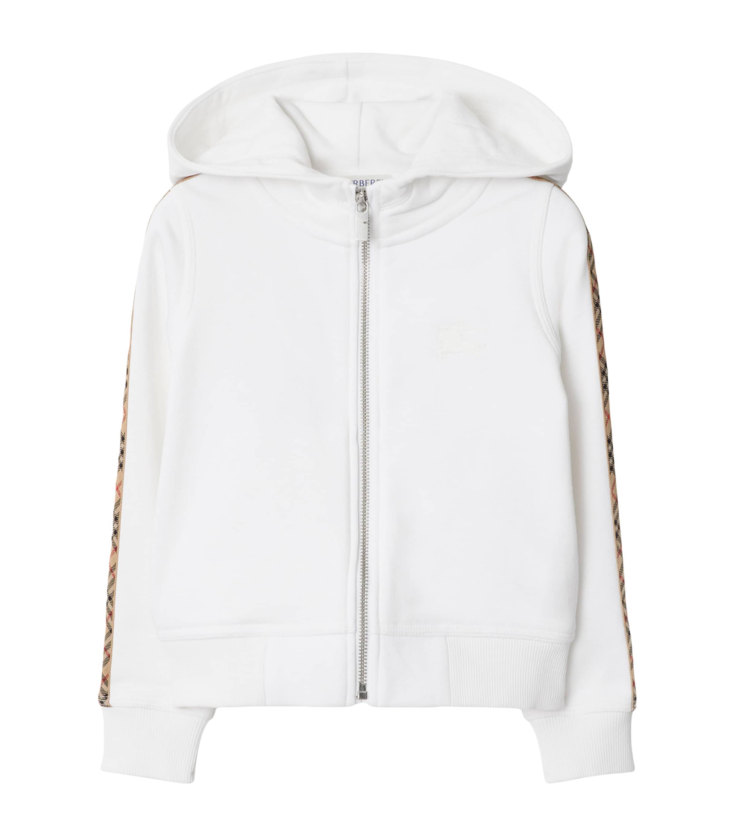 Burberry Kids Cotton Check Hoodie (3-12 Years) | Girls Clothing | Sweatshirts & Hoodies | Designers | Burberry