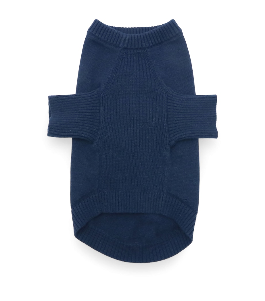 Cotton Crest Dog Sweater (Extra Small) HUNTER NAVY Image 2