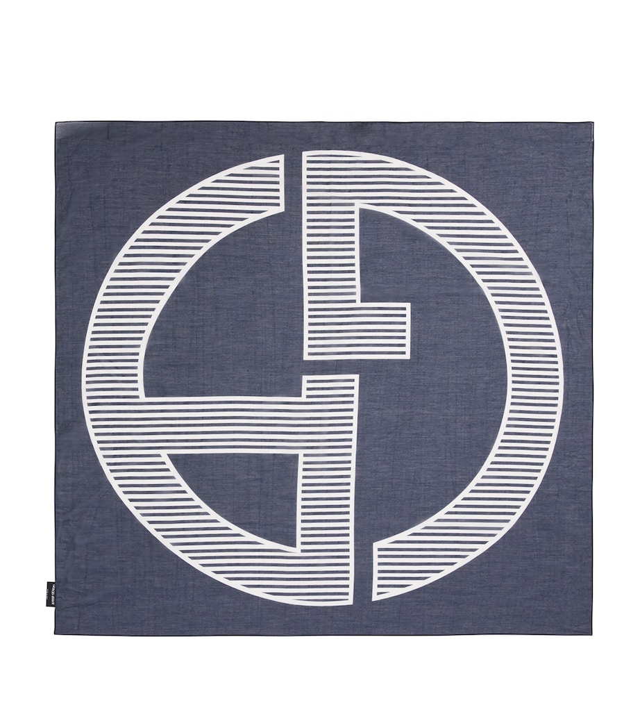 Cotton-Silk Monogram Foulard 134 Image 4