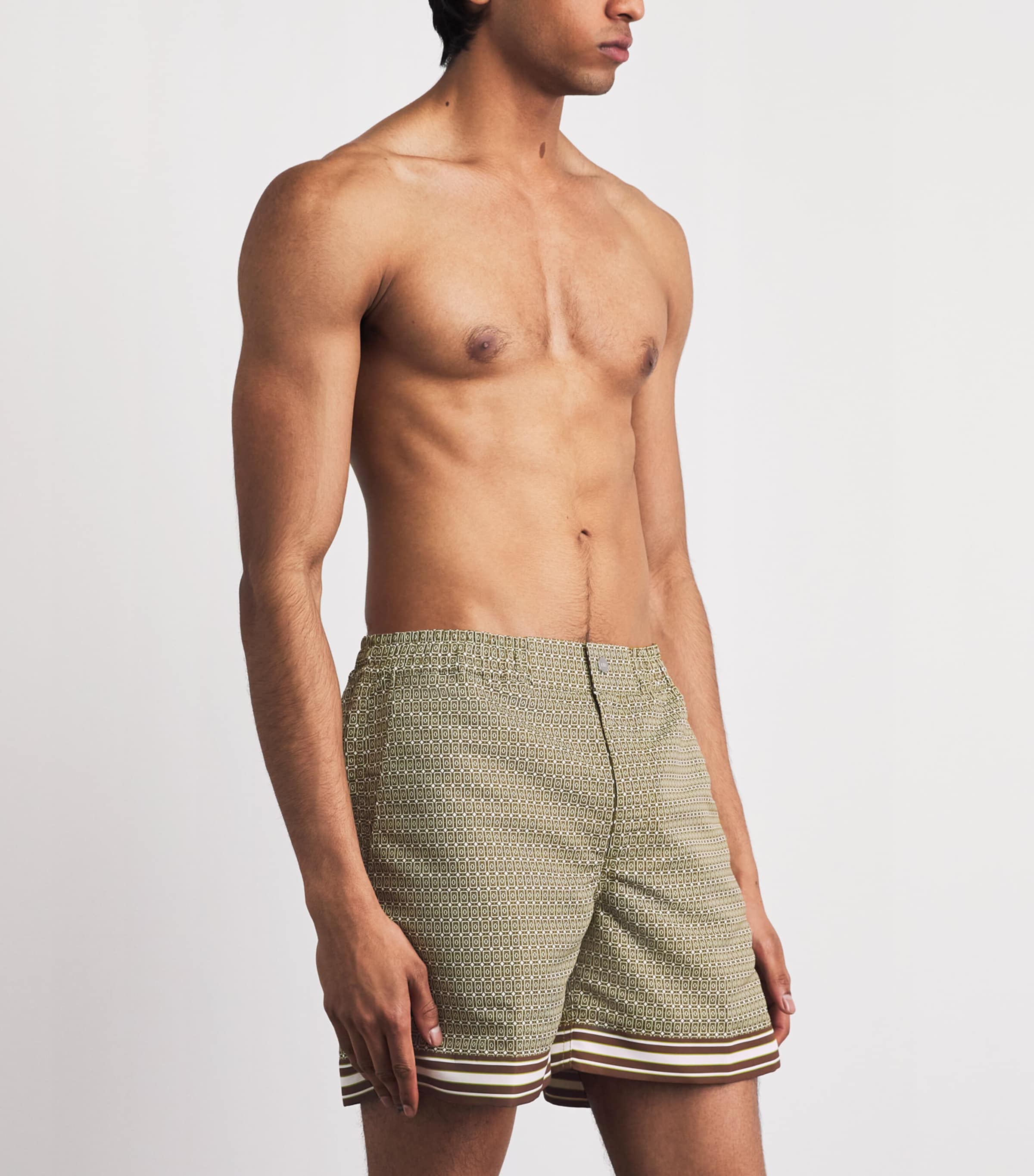 Printed Lucena Swimshorts LIGHT BROWN-21 Image 3