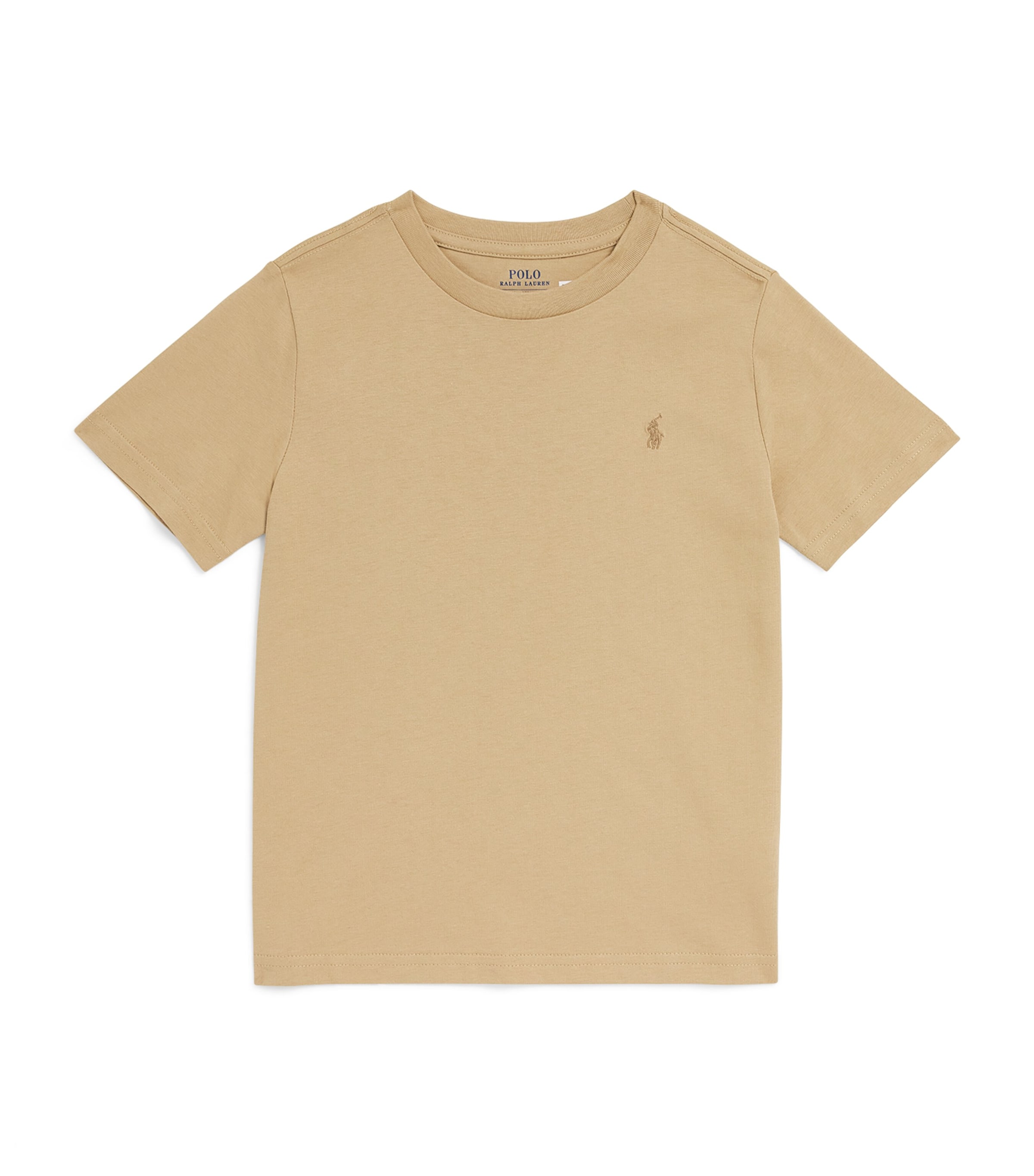 Ralph Lauren Cotton Mini Polo Pony T-shirt In Neutral