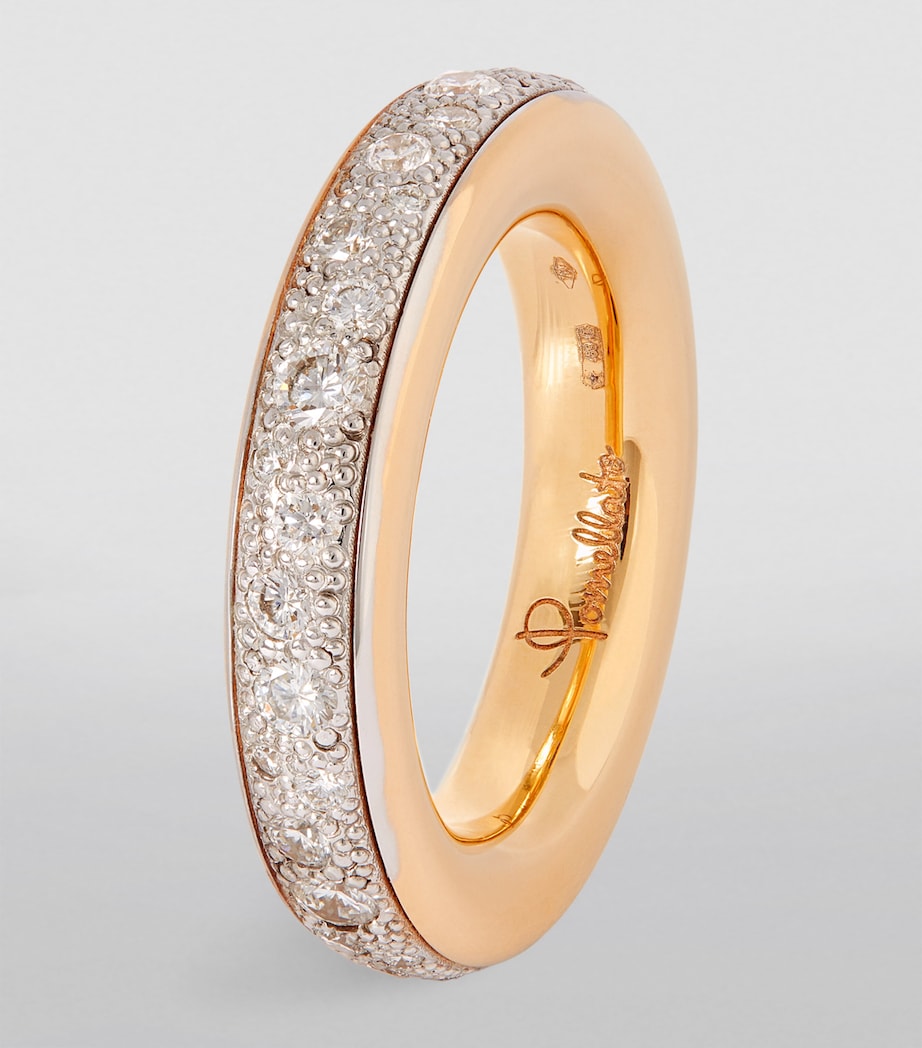 Rose Gold and Diamond Iconica Ring DB000 Image 2
