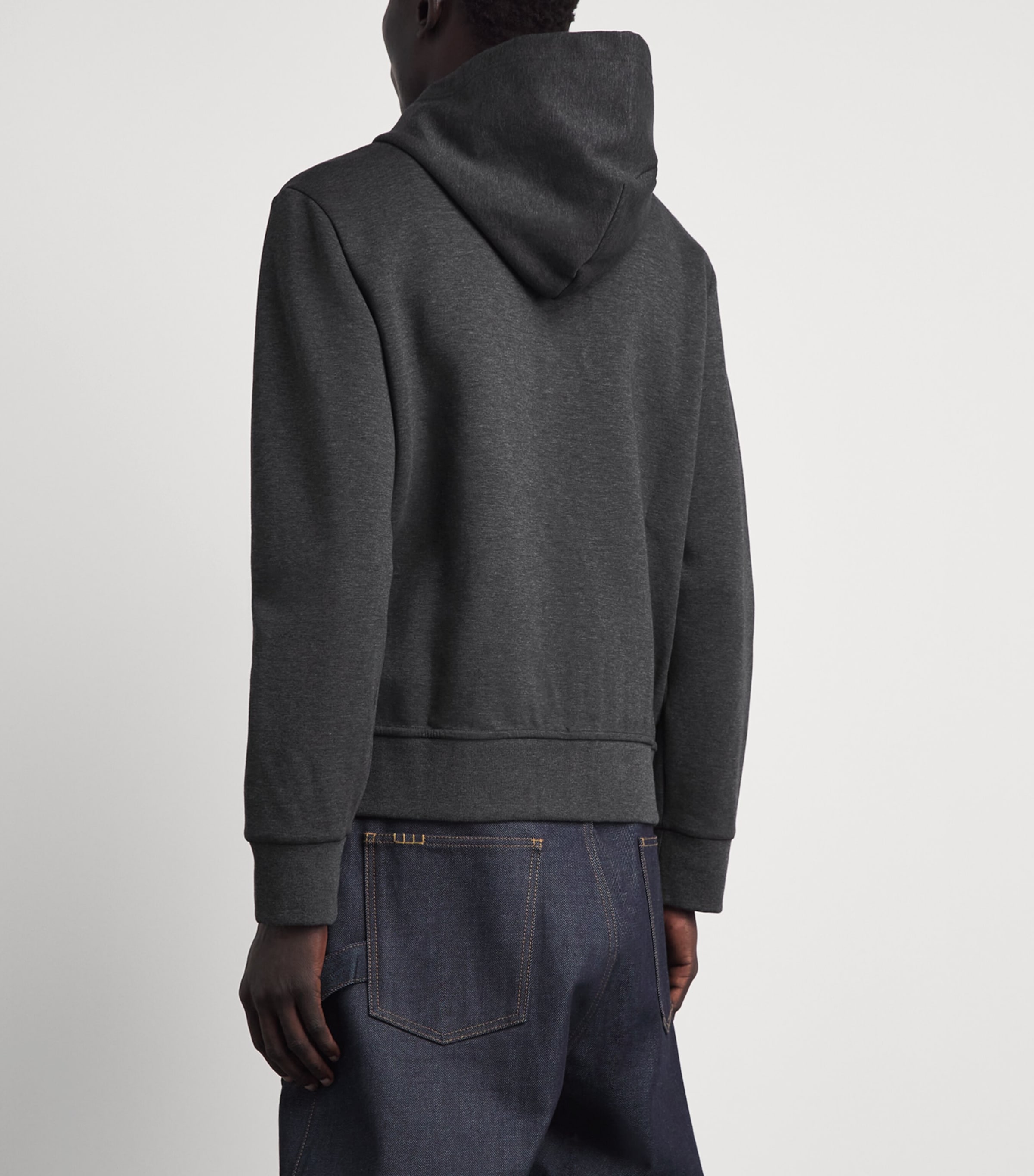 Polo Ralph Lauren Mens Polo Pony Zip-Up Hoodie Windsor Hther Image 5
