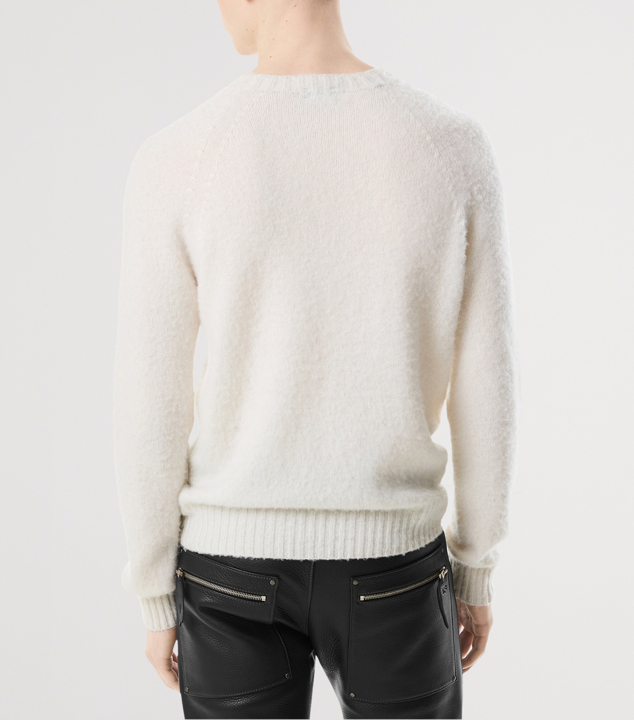 Silk Crew-Neck Sweater AW003 Image 5