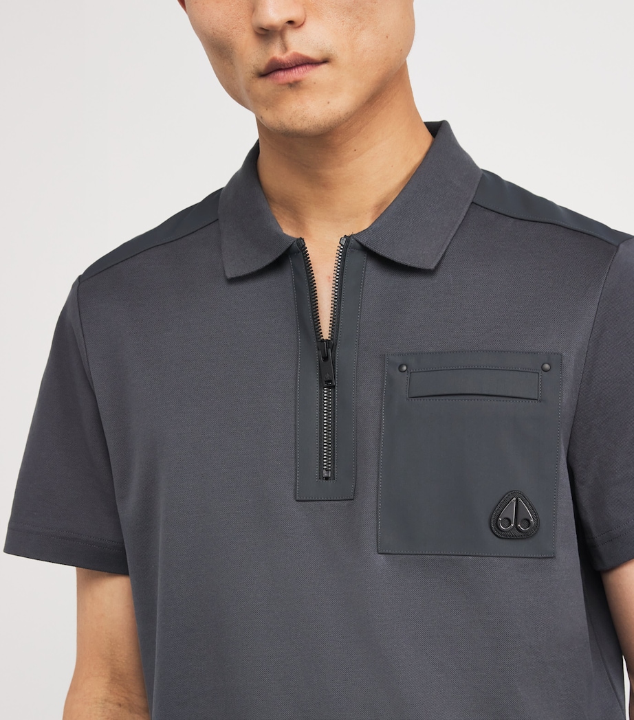 Cotton Dalon Polo Shirt CEMENT - 1542 Image 6