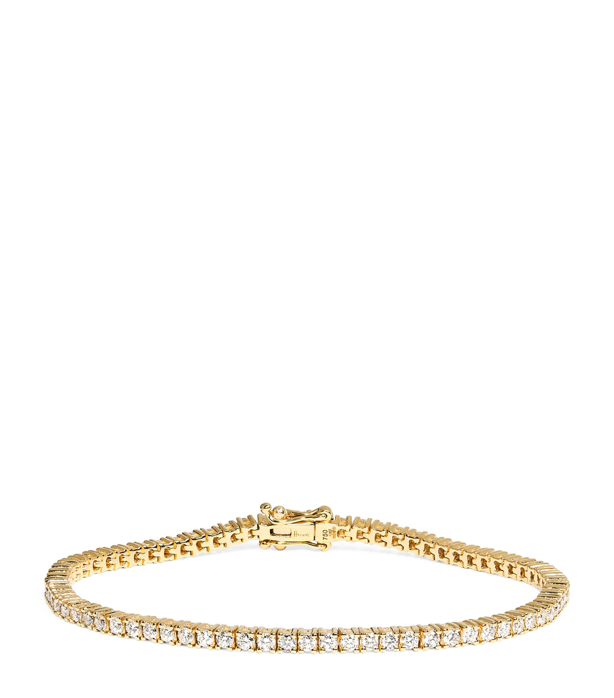 Yellow Gold and Diamond Tennis Bracelet (2.00ct)